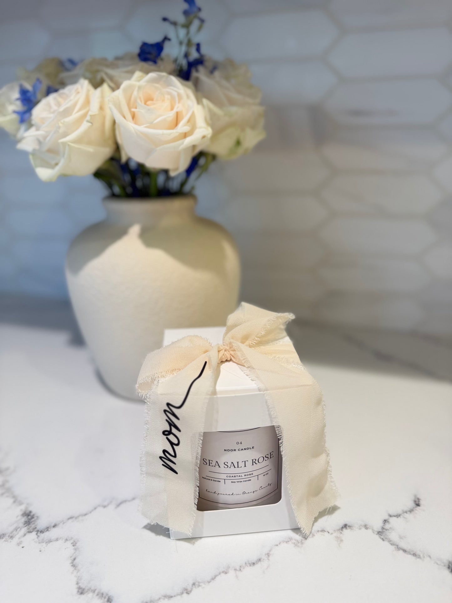 Sea Salt Rose Candle